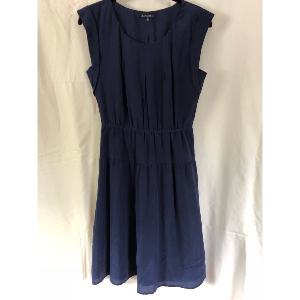 Broadway and Broome Blue Silk Dress